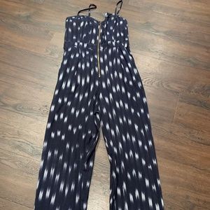 Anthropologie Elevenses Size 8 Ikat Jumpsuit